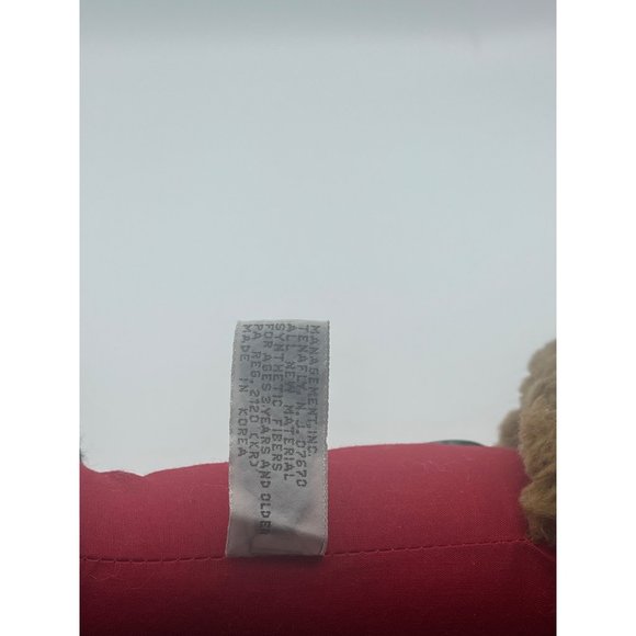 Vintage 88 Embrace Platinum Seasons Greeting Bear Santa Hat Hook and Loop Hands - Picture 6 of 6